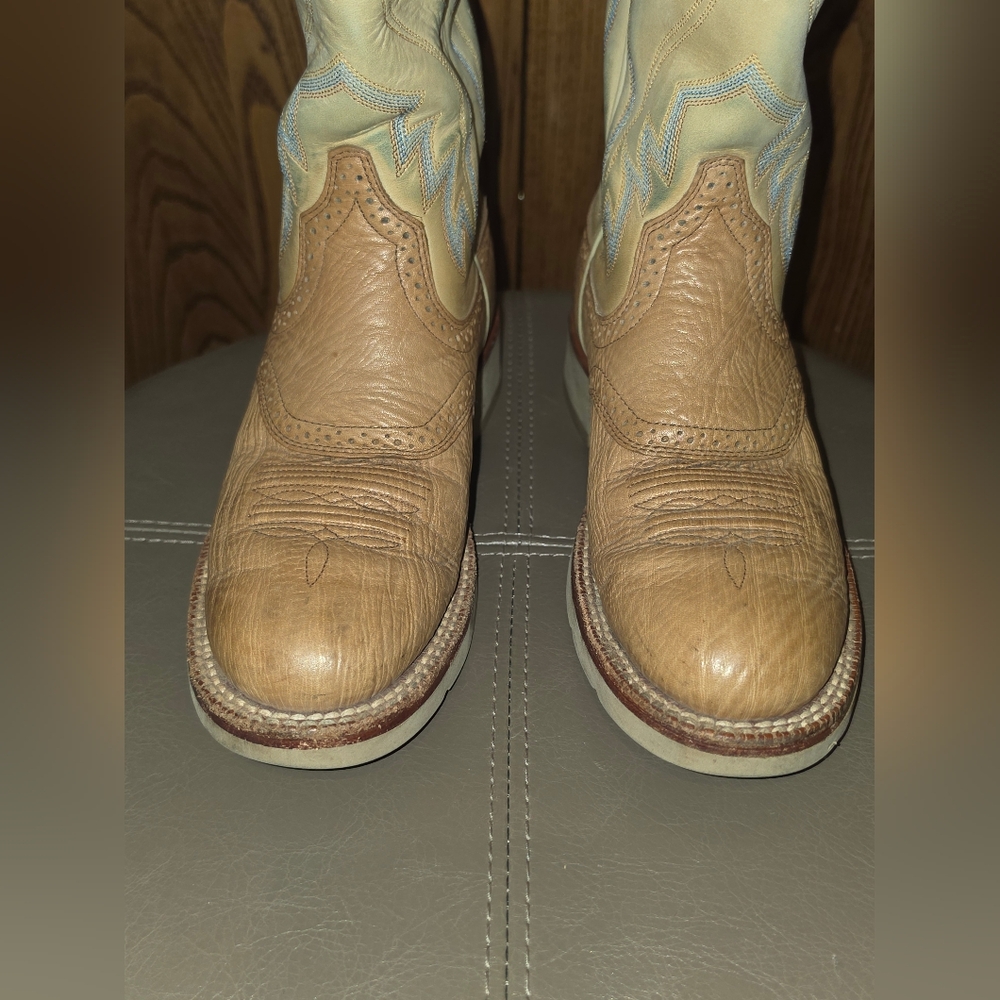 Ariat Womens Tan Cobalt XR Cowgirl Western Rodeo Boots 17921 Sz 7B - Picture 7 of 10